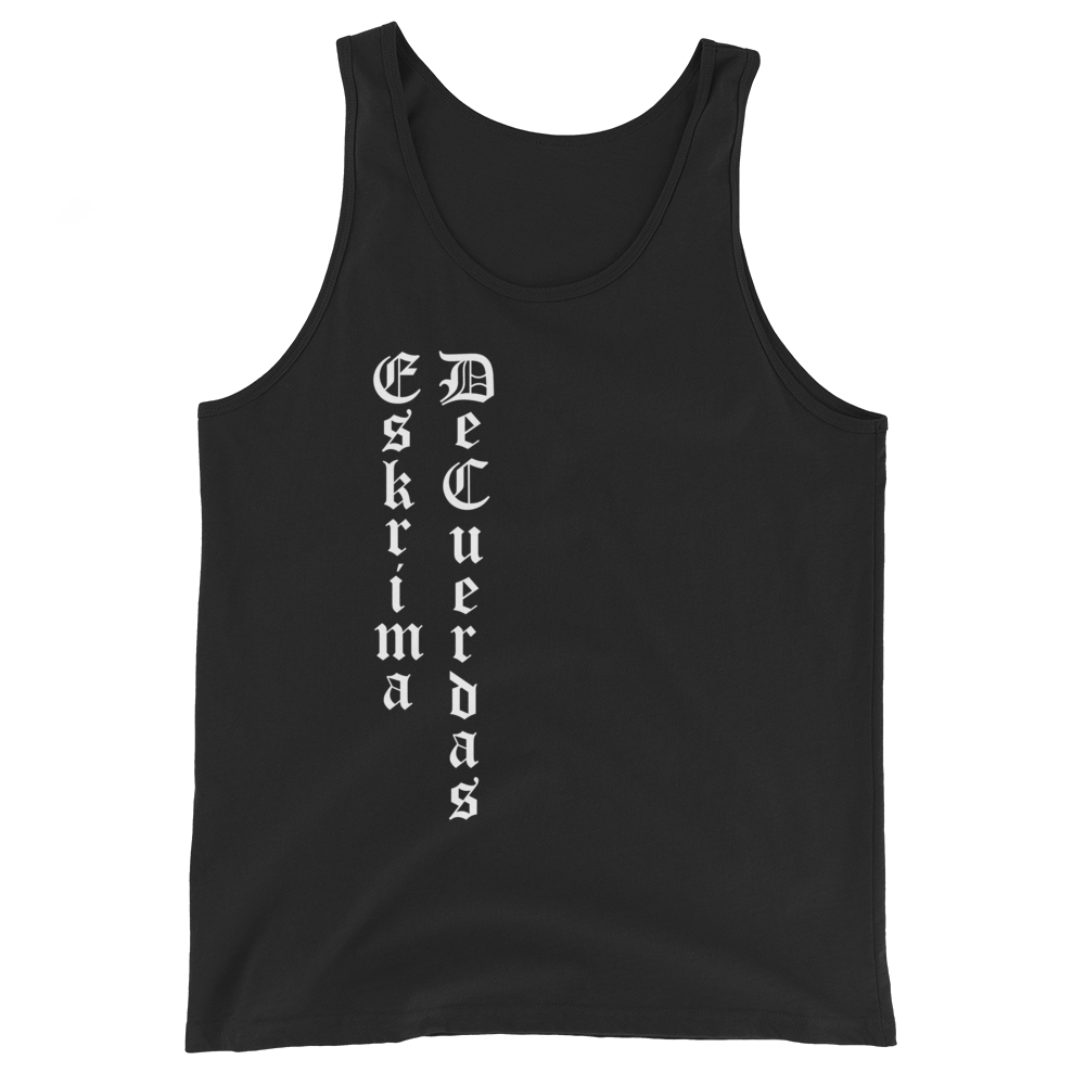 EDC-FMA Old English Tank Top Front